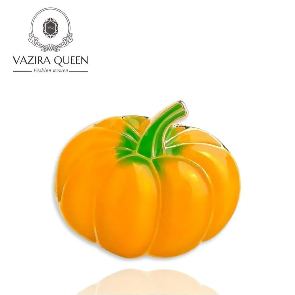 VQ Pumpkin Brooch